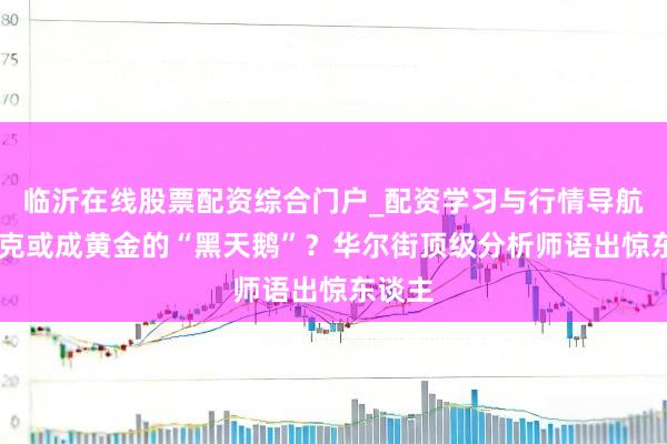 临沂在线股票配资综合门户_配资学习与行情导航 马斯克或成黄金的“黑天鹅”？华尔街顶级分析师语出惊东谈主