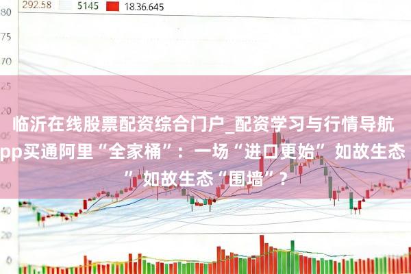 临沂在线股票配资综合门户_配资学习与行情导航 当千问App买通阿里“全家桶”：一场“进口更始” 如故生态“围墙”？