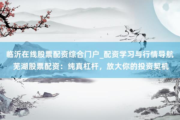临沂在线股票配资综合门户_配资学习与行情导航 芜湖股票配资：纯真杠杆，放大你的投资契机