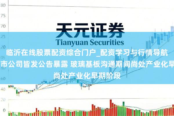 临沂在线股票配资综合门户_配资学习与行情导航 六家上市公司皆发公告暴露 玻璃基板沟通期间尚处产业化早期阶段